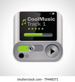 Vektormp3-Player XXL-Symbol	
