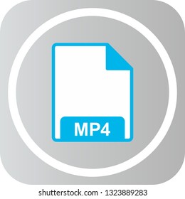 Vector MP4 Icon