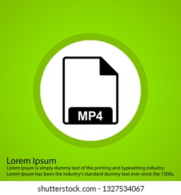 Vector MP4 Icon