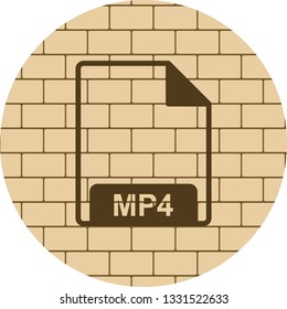 Vector MP4 Icon
