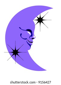 Vector Mr. Moon vector is  original artwork.
