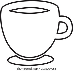 vector mug icon illustration on white background..eps
