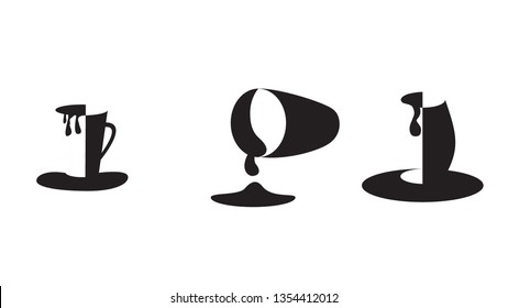 Vector Mug Siluet Icon