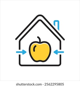 Vector multi color icon for in