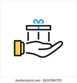Vector multi color icon for for