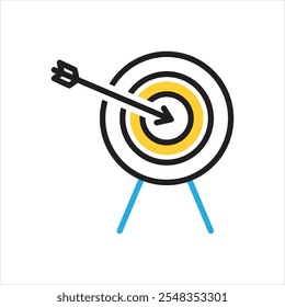 Vector multi color icon for accurate