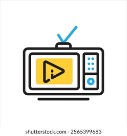 
Vector multi color icon for ad