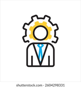 Vector multi color icon for adminitrative