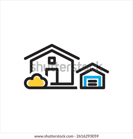 Vector multi color icon for adu