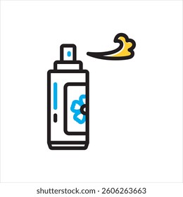 Vector multi color icon for aerosol