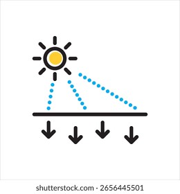Ícone de vetor com várias cores para permitir