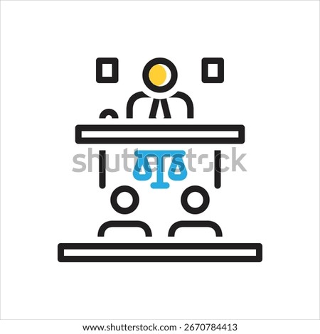 Vector multi color icon for appeal