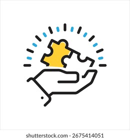 Vector multi color icon for appropriations