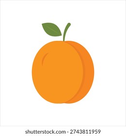 Vector multi color icon for Apricot