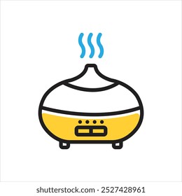 Vector multi color icon for aromatherapy