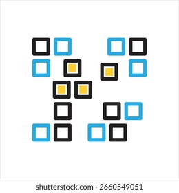 Vector multi color icon for arrangement