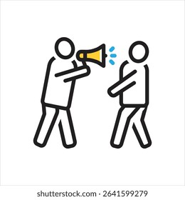 Vector multi color icon for assert