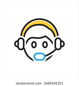 Vector multi color icon for assistant