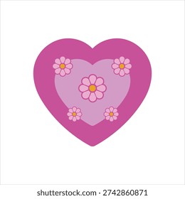 Vector multi color icon for blossom layer