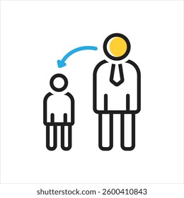 Vector multi color icon for childhood