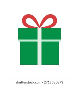 Vector icono multicolor para el regalo de Navidad