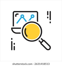 Vector multi color icon for clearly