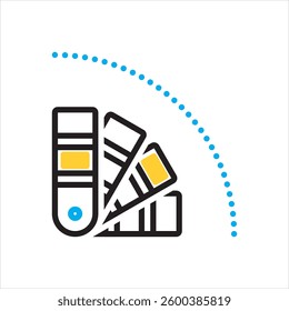Vector multi color icon for colors