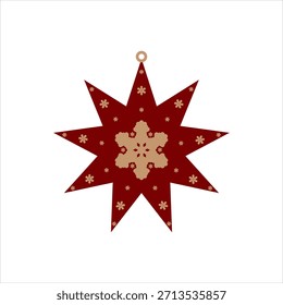 Icono multicolor del Vector para la estrella del confeti