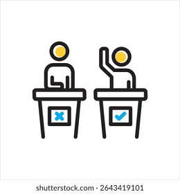 Vector icono multicolor para el concurso