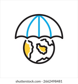 Ícone de vetor com várias cores para cobertura