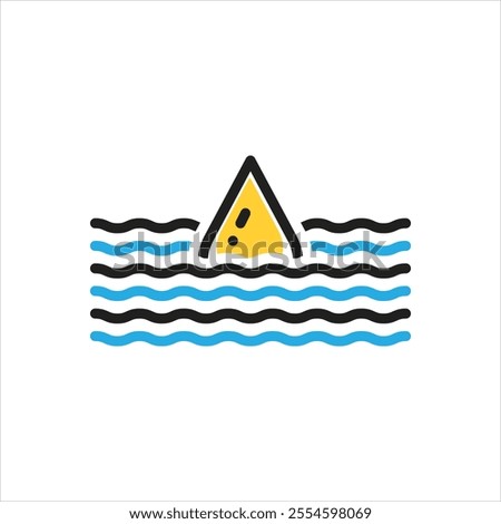 Vector multi color icon for deep