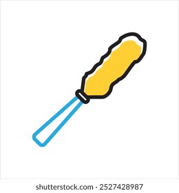 Vector multi color icon for duster