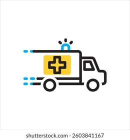 Vector multi color icon for emergency