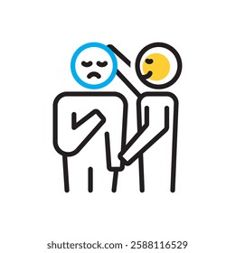 Vector multi color icon for Empathy