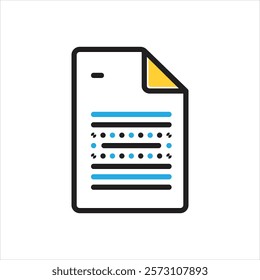 Vector multi color icon for emphasis