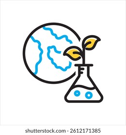Vector multi color icon for environmental science