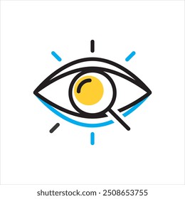 Vector multi color icon for envision