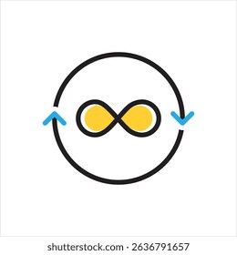 Vector multi color icon for everever