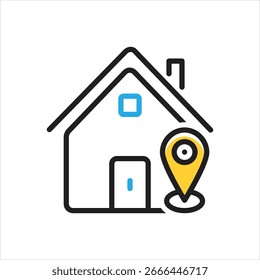 Vector multi color icon for existence