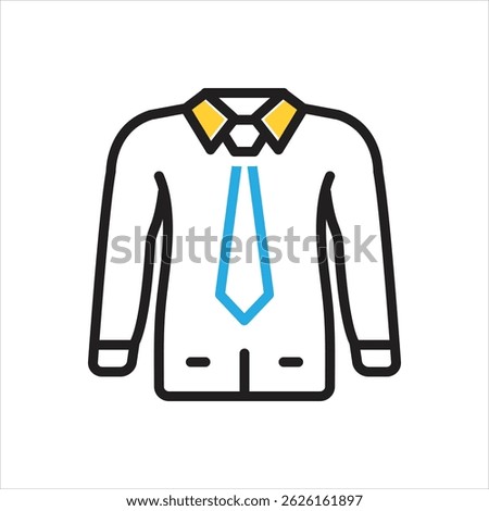 Vector multi color icon for formal