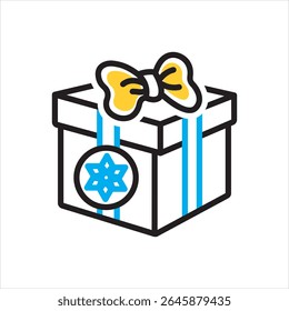 Vector icono multicolor para regalos