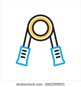 Vector multi color icon for grip