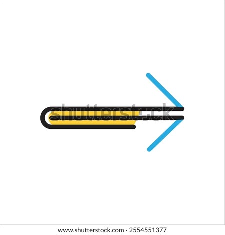 Vector multi color icon for imply