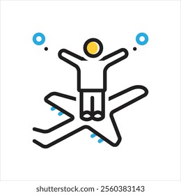 vector multi color icon for impossible