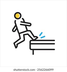 Vector multi color icon for incident