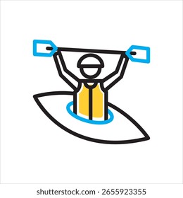 Vector multi color icon for intrepid