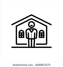 Vector multi color icon for Landlord
