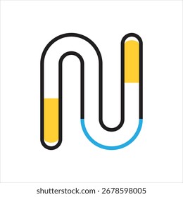 Ícone de vetor com várias cores para colo