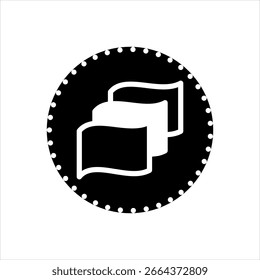 Vector multi color icon for layers