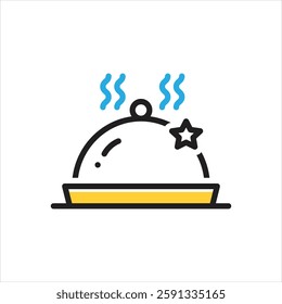 Vector multi color icon for literally